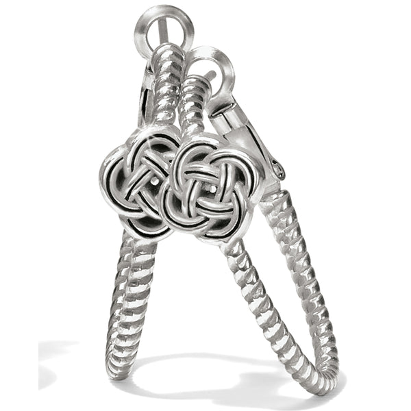 Brighton Interlok Knot Rope Hoop Earrings JA4940