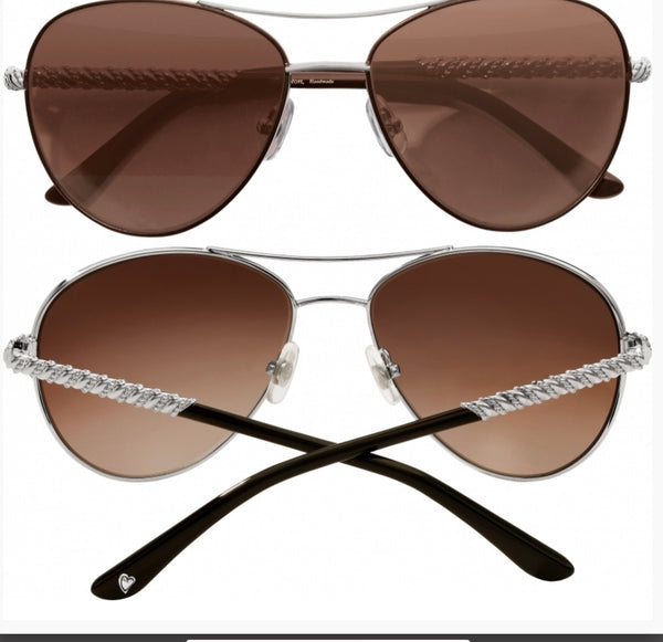 Brighton Helix Aviator Sunglasses A12707