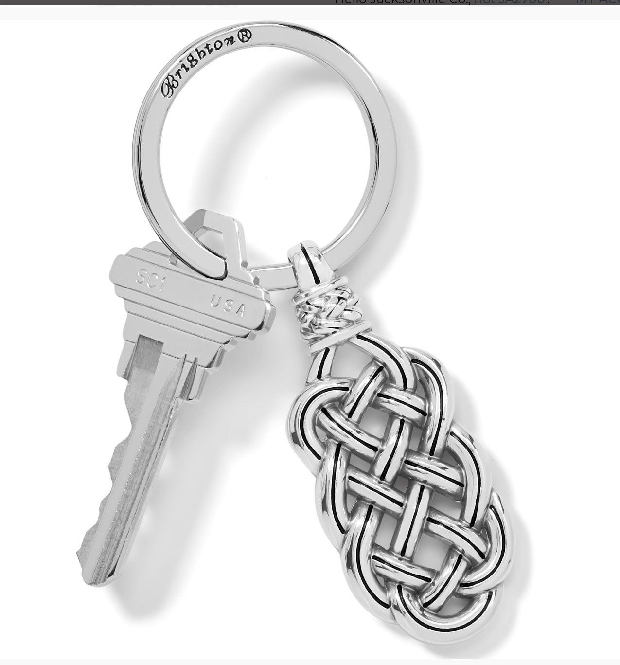 Brighton Interlok Woven Key Fob E18290