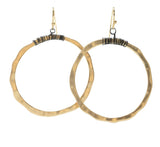 Erin Gray Hoop No. 17 Wire Wrapped Earrings