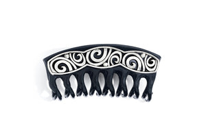 Brighton Black London Groove lrg Hair Clip J81833