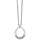 Brighton Interlok Braid Drop Necklace  JM6730