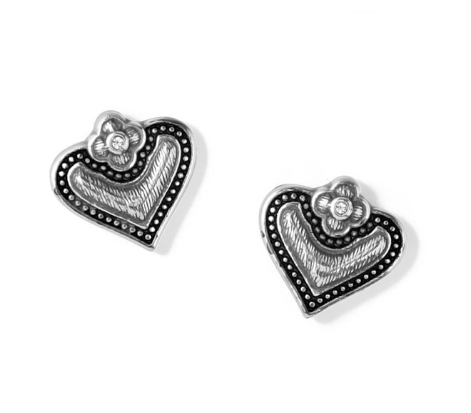 Brighton Luna Heart Post Earrings J22351