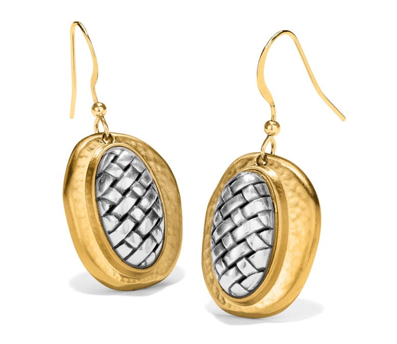 Brighton Ferrara Artisian Two Tone French Wire Earrings JA6912
