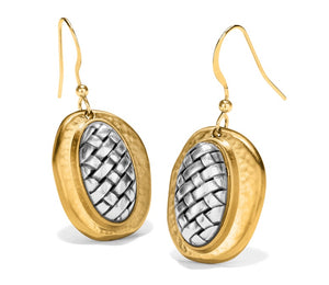 Brighton Ferrara Artisian Two Tone French Wire Earrings JA6912