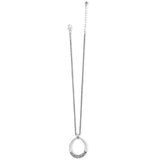 Brighton Interlok Braid Drop Necklace  JM6730