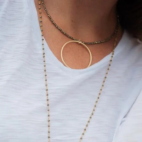 Erin Gray Big Gold Necklace