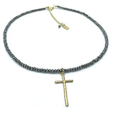Erin Gray Hammered Cross Necklace