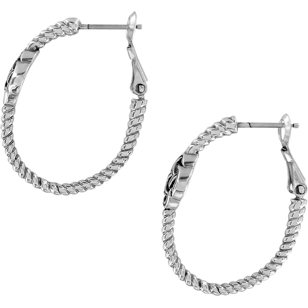 Brighton Interlok Knot Rope Hoop Earrings JA4940