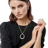 Brighton Interlok Braid Drop Necklace  JM6730