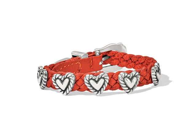 Brighton Bandit Roped Heart Braid Bracelet 07475