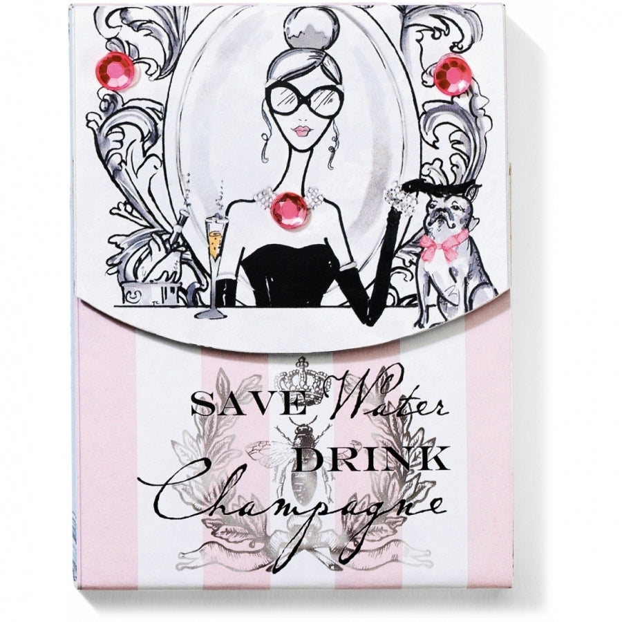 Brighton Drink Champagne Notepad G82170