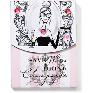 Brighton Drink Champagne Notepad G82170