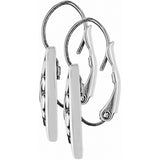 Brighton Contempo Heart Leverback Earrings J19870