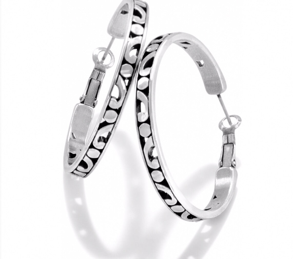 Brighton Contempo Large Hoops Earrings JE8180